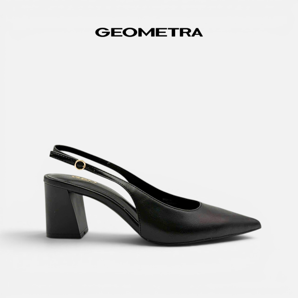 Giày cao gót Slingback Noir Prestige - WSB0925