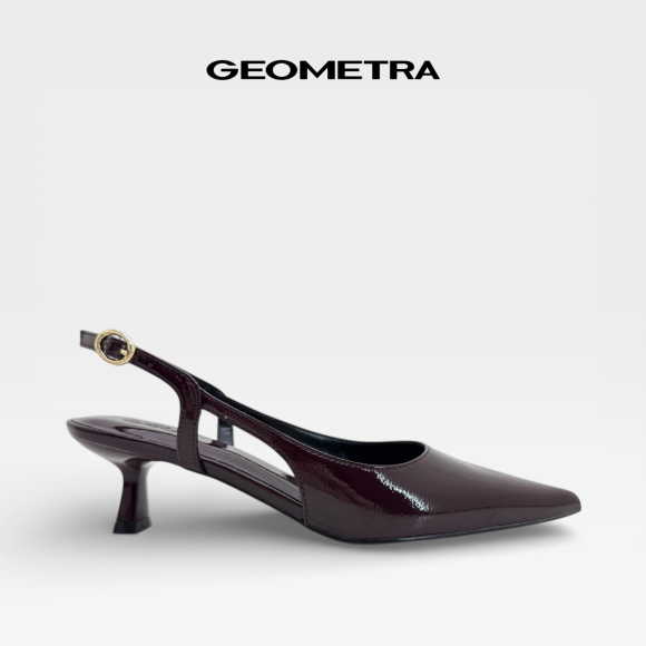 Giày Slingback Burnt Ruby