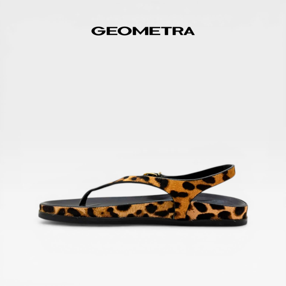 Sandals xỏ ngón Leopard Stride