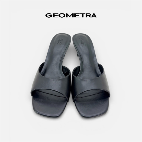 Giày cao gót hở mũi da PU mờ Jet Stone 