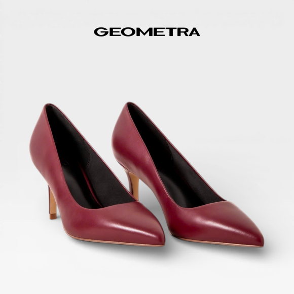 Giày cao gót bít mũi nhọn Raven Camellia