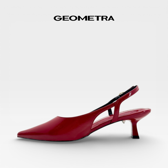 Giày Slingback Burnt Ruby