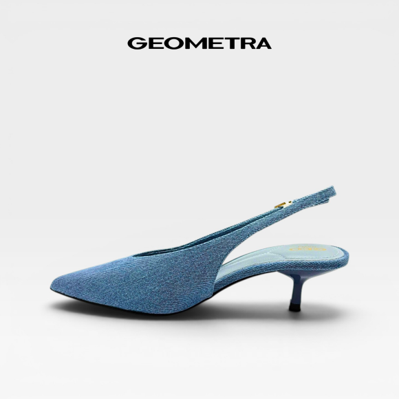 Giày cao gót Slingback Dark Sapphire - WSB0625