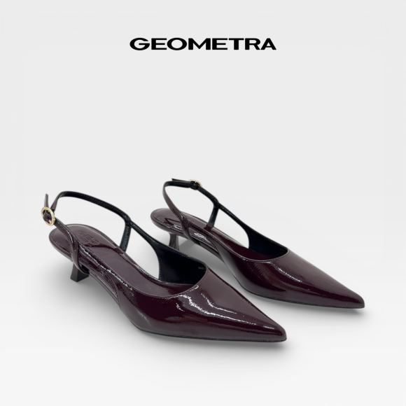 Giày Slingback Burnt Ruby