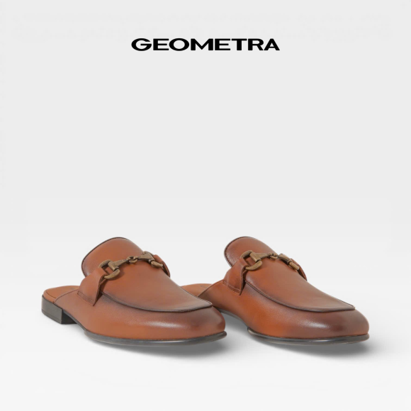 Giày sục Mule Leopard