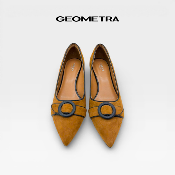 Giày Da Bít Mũi Nhọn SunPetal