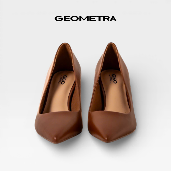 Giày Bít Cao Gót Mũi Nhọn Wine Petal