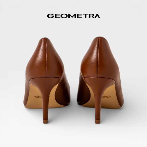 Giày Bít Cao Gót Mũi Nhọn Wine Petal