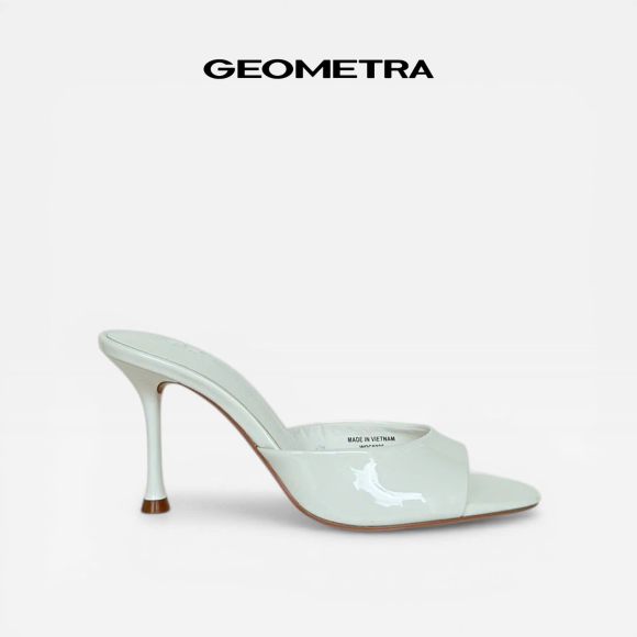 Dép cao gót hở mũi Peep Toe WDC0225 - GEOMETRA