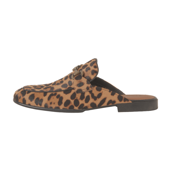 Giày sục Mule Leopard