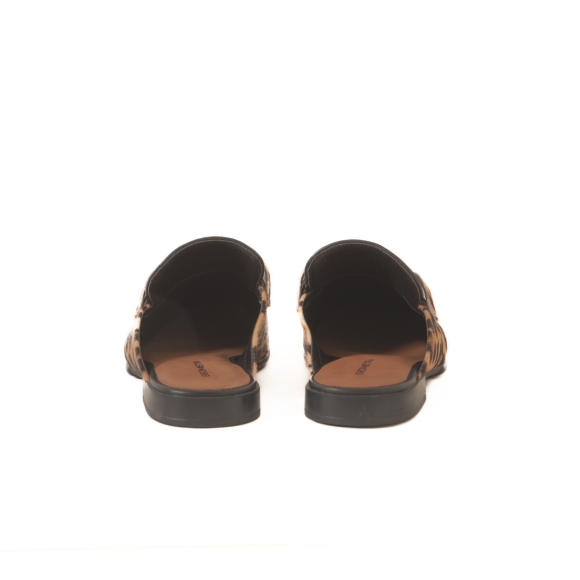 Giày sục Mule Leopard